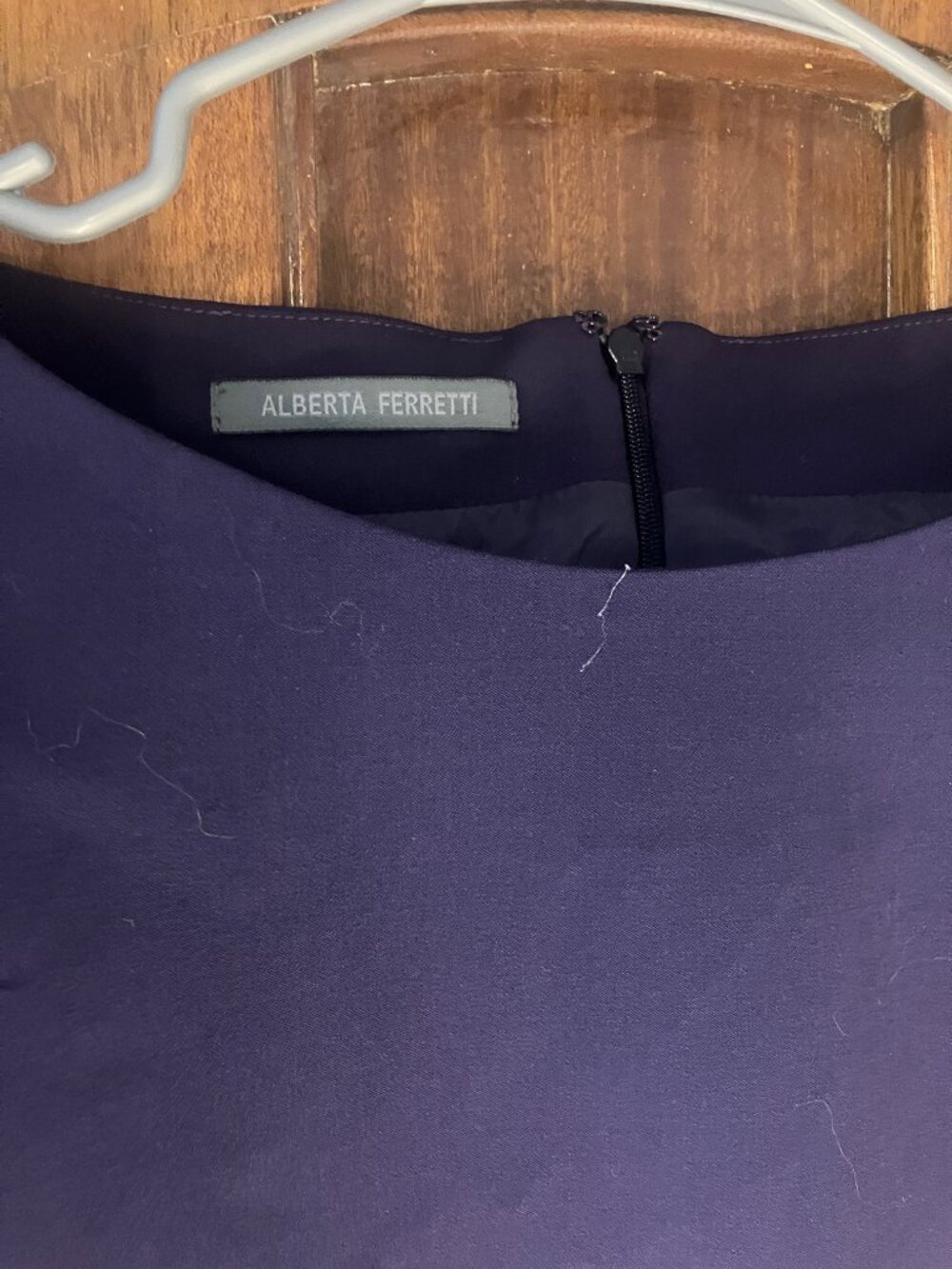 gorgeous Alberta purple custom dress.